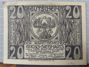 1920 German bank note1920 German bank note