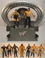 WWE Wrestling Action Figures w/ Entrance Ramp