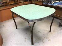 50's Style Formica Top Metal Table