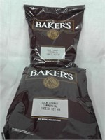 2 bags of BAKERS HOT chocolate mix 907 grams