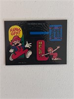 1982 Nintendo Donkey Kong Hands Off Sticker