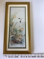 Hummingbird by Teri framed print 17.75 x 8.75