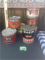 coffee tins & others