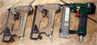 (Lot of 3) Brad Nailers/Staplers