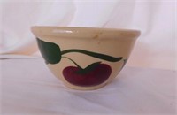 Watt apple pottery bowl, 5" x 3" -