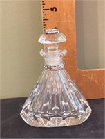 Czech glass perfume bottle