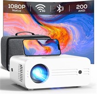 NEW $110 WiFi & Bluetooth Projector w/Carry Bag