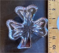 Waterford crystal clover dish