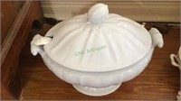 Large Antique Pearl china soup tureen with lid