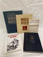 Assortment of war books