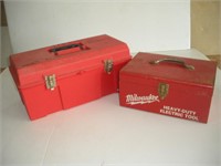 (2) Tool Boxes - 13 & 19 inch