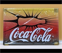 Red Coca-Cola Reproduction Tin Sign