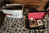 8 TRACK TAPES AND ASSORTED ALBUMS 78’S AND 45’S