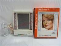 1970s Lighted Makeup Mirror by Clairol ~Powers On