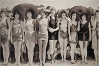 Vintage Panoramic Photo Miss California Pageant