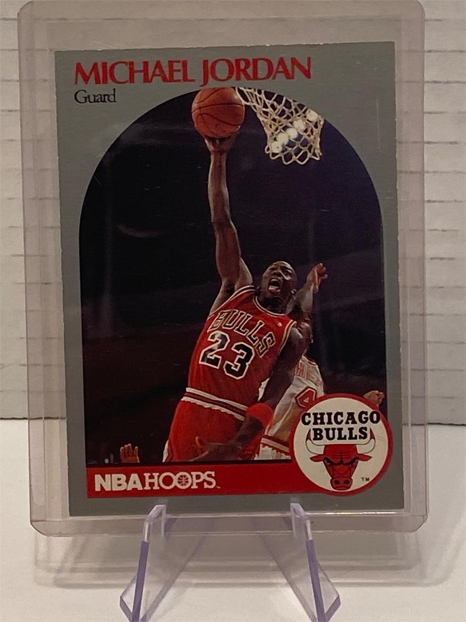 Michael Jordan 1990 NBA Hoops Card