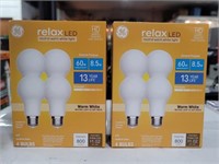 GE - (2) Relax LED Light Bulbs