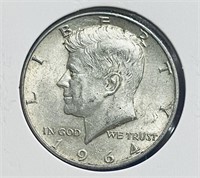 1964 SILVER Kennedy Half Dollar