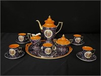 German Hand Painted Tea Set " Angelica Kauffman"