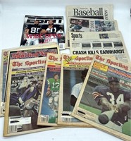 The Sporting News 1980s, Earnhardt Crash Nawspaper