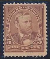 USA #255 MINT FINE HR