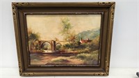 Genuine W.E. Stanley Oil Painting 18.5x15"