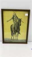 ‘Appeal to the Great Spirit’ vintage lithograph,