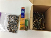 Mixed lot of bullets, Full box of Remington .