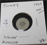 1839 TURKEY SILVER KURUSH