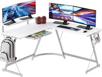 SHW Gaming L-Shaped Computer Desk