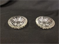 A.H. Footed Small Glass Bowls