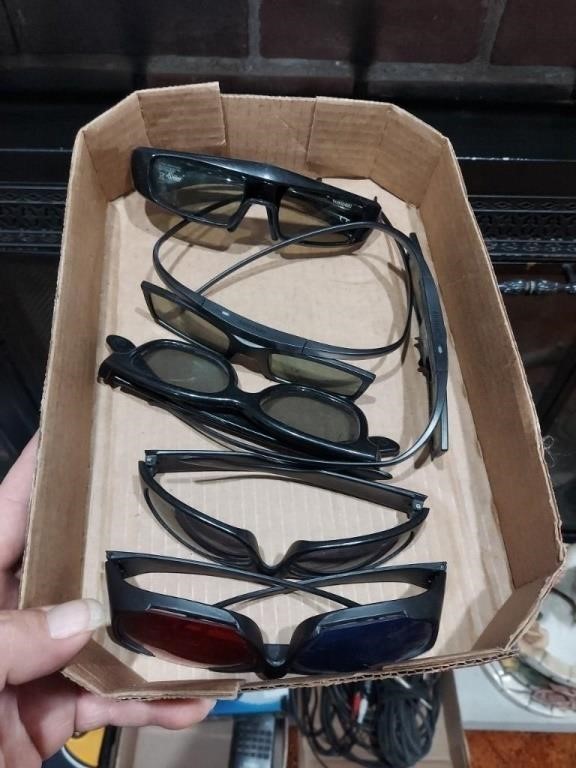 Lot of 6 pair 3D Glasses