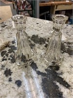 S/2 Glass Candle Holders DT (7949-306)