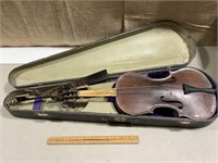 Violin in Wooden Violin Case