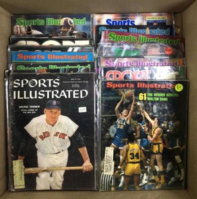 (20) Vintage Sports Illustrated Magazines