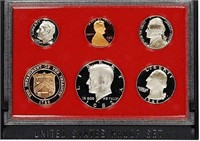 1982 United States Mint Proof Set 5 coins No Outer