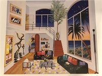 Fanch Ledan: Interior with 3 Matisse
