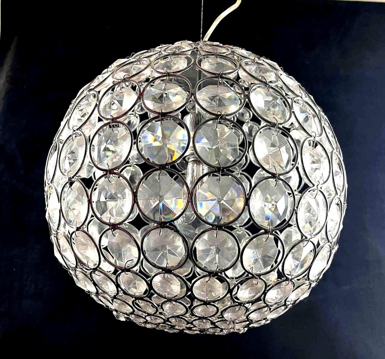 Crystal Hanging Chandelier Faux Crystal Sphere