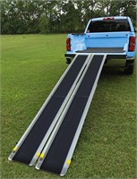 Telescoping Non-Skid Aluminum Wheelchair Ramps