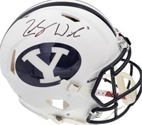 Zach Wilson Autographed BYU Cougars Helmet BAS