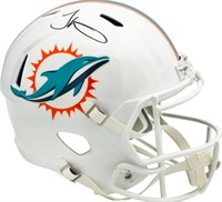 Tyreek Hill Autographed Dolphins Helmet Beckett