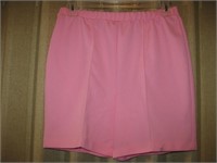 Vtg Pink Polyester Shorts- Sz 1