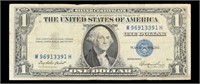 1935E $1 Blue Seal Silver Certificate Grades vf++