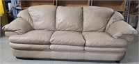 Leather sofa. Made in Italy. 90ins
