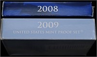 2008 & 2009 US PROOF SETS