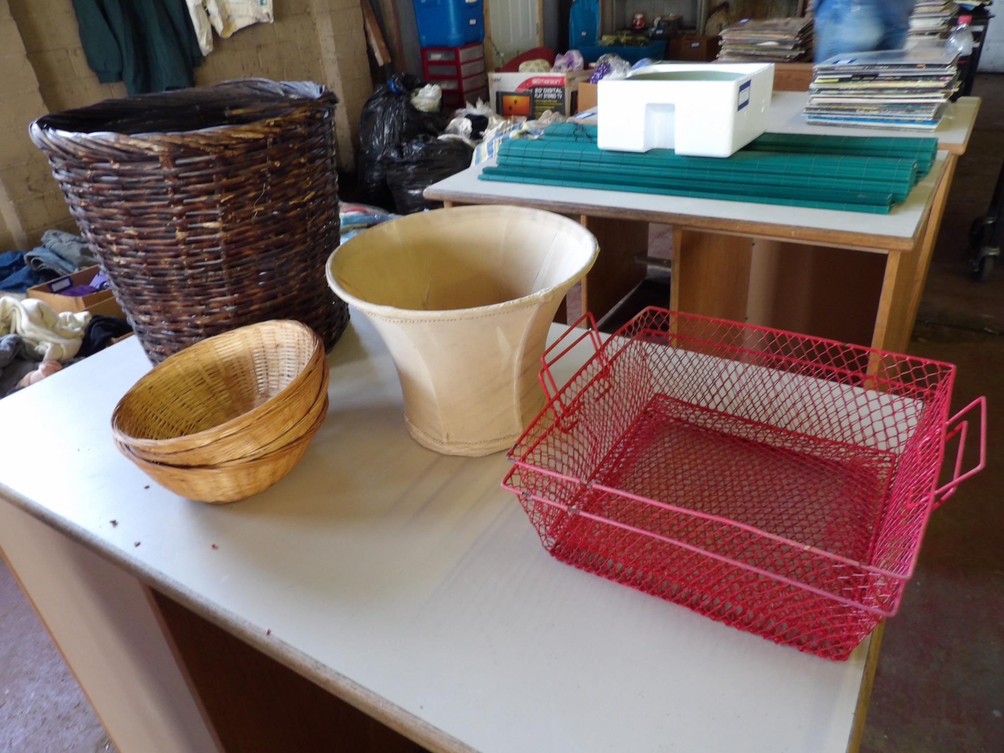 Basket and Lampshade Assortment