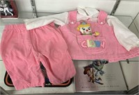 24 Mo Pink Toddler Clown Outfit w Clown Toy