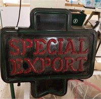 "Special Export" beer sign