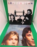 Wings 1978 London Town With POSTER Record Album