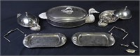 25 PIECE SILVER PLATED DUCK SET